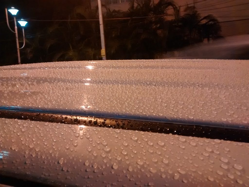 Alto K10 water beading